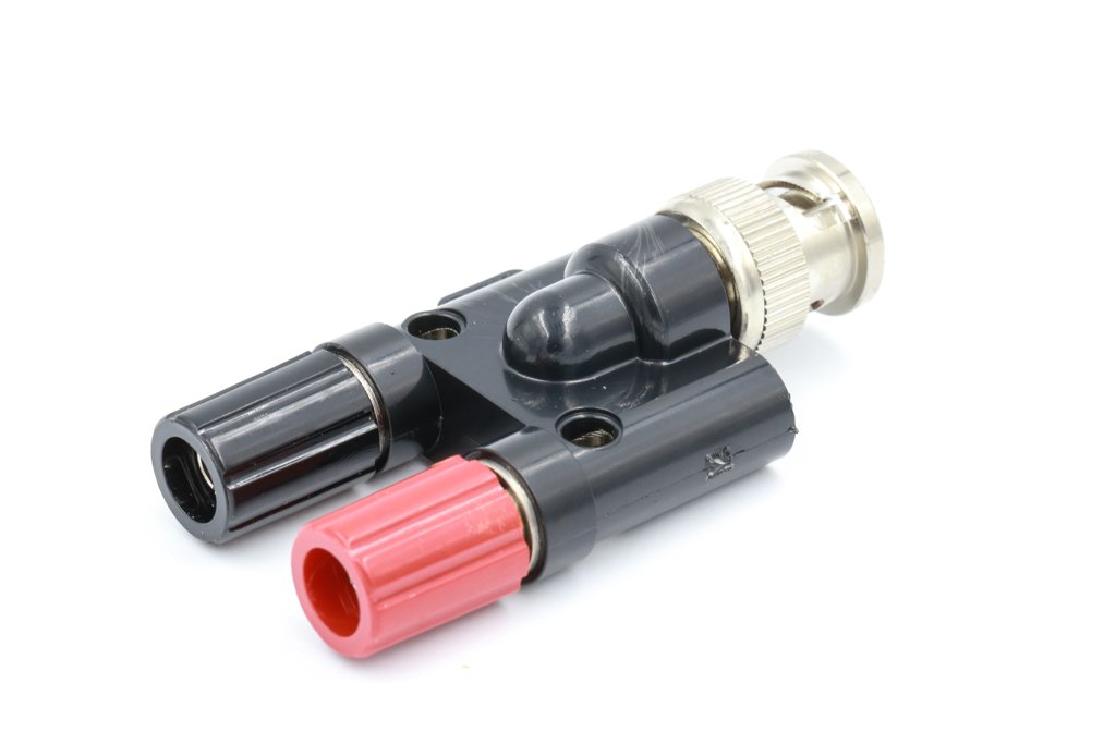 BNC Plug to Double Binding Post Terminal