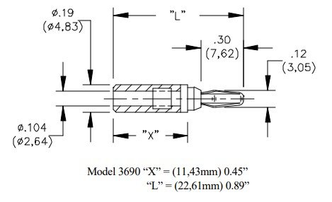 Pomona 3690 Dimensions