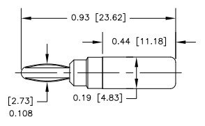 E-Z Hook 9213 Dimensions