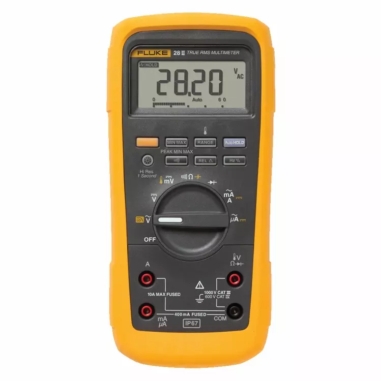 Fluke 28ii Rugged Ip67 Industrial Digital Multimeter Warwick Test Supplies